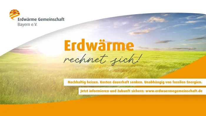 Titelseite: Erdwärme rechnet sich!
